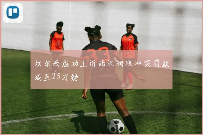 切尔西成功上诉西汉姆联冲突罚款减至25万镑